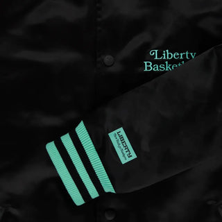 Liberty Twin flame varsity black Jacket