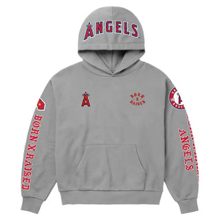 Los Angeles Angels Born x Raised Unisex Moneyball Hoodie - Gray
