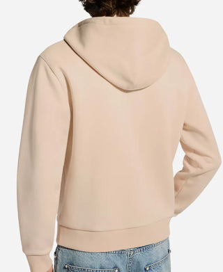 Louise Vuitton Beige Zipper Fleece Hoodie