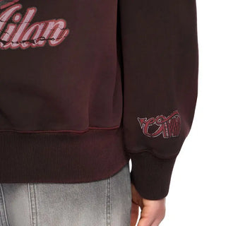 MILAN OFF-WHITE x 2026 AC Burgundy Hoodie