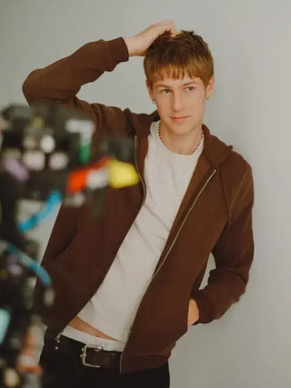 Malcolm Todd Gap Brown Hoodie