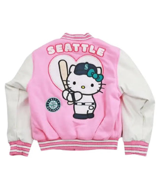 Mariners Hello Kitty Varsity Jacket