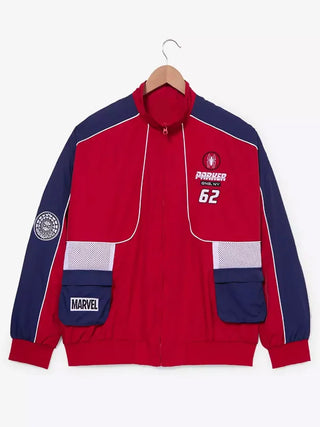 Spider Man Color Block Windbreaker Jacket