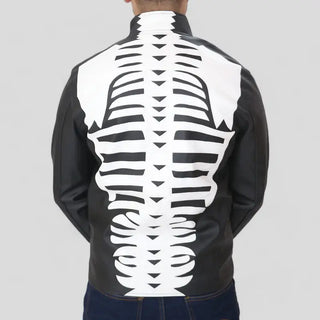 Men's Skeleton Bone-Inspired Jacket