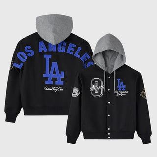 Men's Los Angeles Dodgers OVO x MLB Black Insulated Jacket
