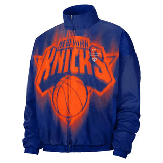 Men's New York Knicks Nike Blue 2026/27 Standard Issue Full-Zip Jacket
