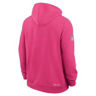 Men's Nike Pink Denver Broncos 2026 NFL Crucial Catch Sideline Standard Issue Dri-FIT Hoodie