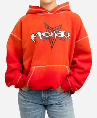Menace Company Monster Heavy Orange Hoodie