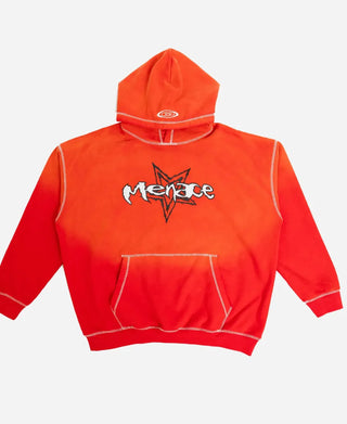 Menace Heavy Monster Company  Orange Hoodie