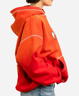 Menace Heavy Monster Company  Orange Pullover Hoodie for Men & Women