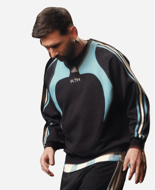 Messi x Kith x Adidas Black Fleece  Sweater