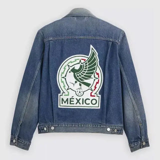 Mexico Football National Team Type II Blue Jacket