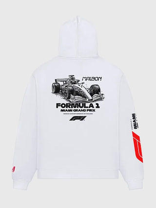 Malbon x F1 Fesque Pit Sketch Hoodie