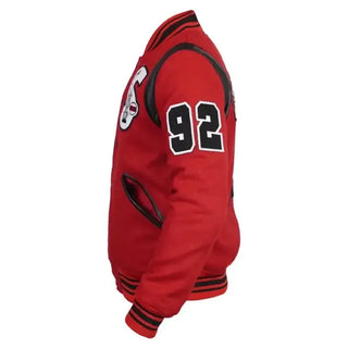 Michael Jackson Sailors 92 Red Letterman Jacket