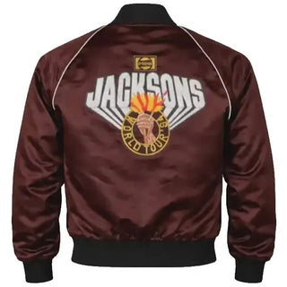 Michael Jackson The Jacksons Victory Tour Maroon Jacket