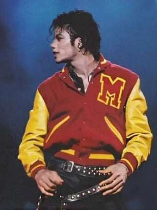 Michael Jackson Thriller M Logo Red & Yellow Jacket