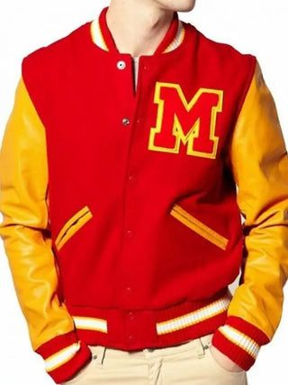 Michael Jackson Thriller M Logo Varsity Jacket