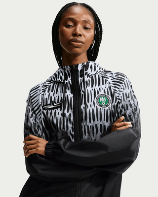 NIKE x SLAWN Nigeria Anthem Black Jacket