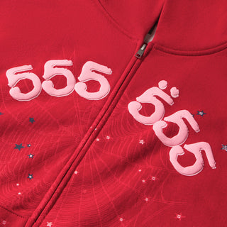 Sp5der ANGEL NUMBER ZIP HOODIE