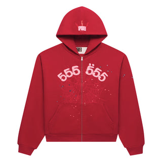 Sp5der ANGEL NUMBER ZIP HOODIE