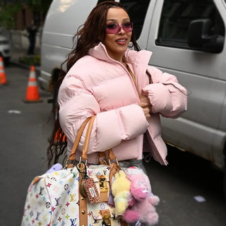 NYC Doja Cat Puffer Pink 2026  Jacket