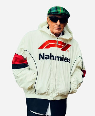 Nahmias x F1 Warm Up White Jacket