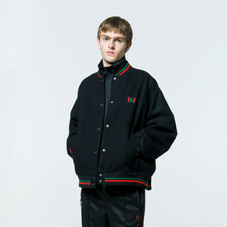 Needles x A Tribe Called Quest Black Varsity Jacket
