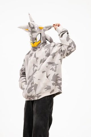 Neptun x Sonic Silver Hoodie 
