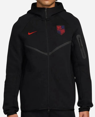 Nike USA FIFA WC 2026 Tech Fleece Black Zipper Hoodie
