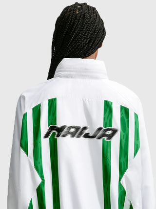 Nike X Slawn Nigeria Lightweight White Zipper Jacket 