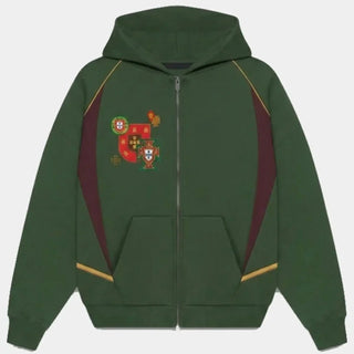 Nike x Ronaldo One Last Dance Portugal Green Zipper Hoodie