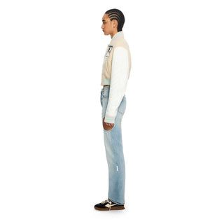 OFF-WHITE Graffiti Crop Varsity cream Jacket