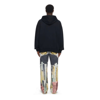 OFF WHITE  Eagle Double Skate Swarovski Hoodies