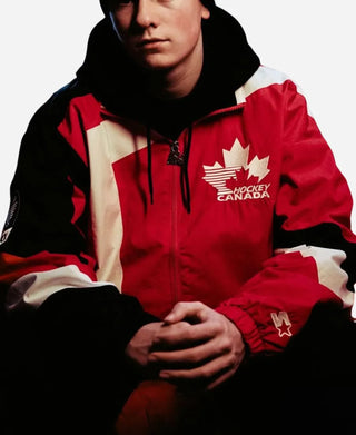 OVO x Hockey Canada Starter Red Zipper Jacket