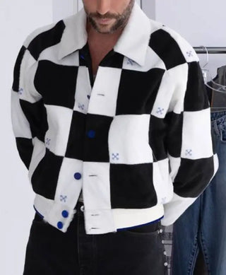 Off-White 10×10 BACK Checkerboard Jacket