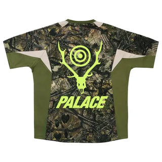 PALACE X SOUTH2 WEST8 Olive camo JERSEY -backside
