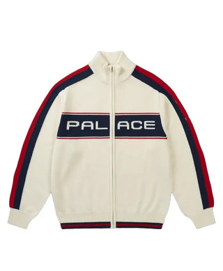 Palace Men's Easy Funnel Knit White Jacket
