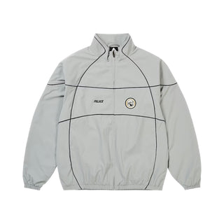 Palace S26 Pro Team Piped Shell Gray Jacket