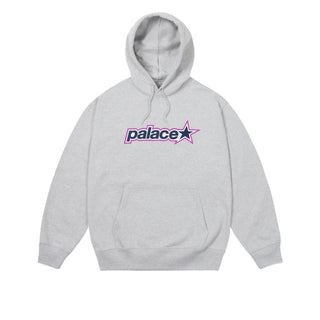 Palace P Star Grey Hoodie