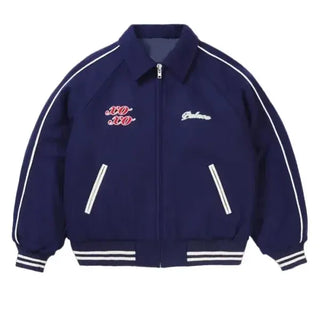 Palace x Betty Boop Navy Blue Varsity Jacket