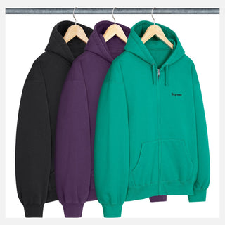 Paris Is Burning Zipper Up Hooded  Purple Sweatshirt