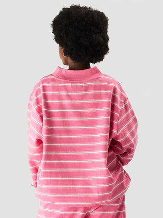 Parke x Pink Aid 2026 Striped Mockneck Sweatshirt For Men & Women