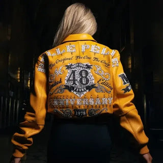 Pelle Pelle Unrivaled Anniversary Womens Crop Jacket For Men & Women