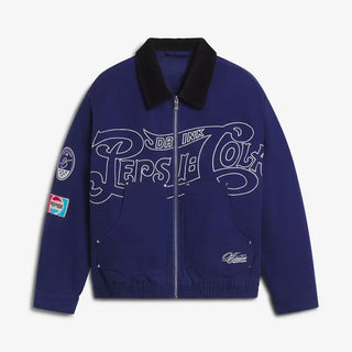 Pepsi Cola Canvas Workwear Full-Zip Jacket