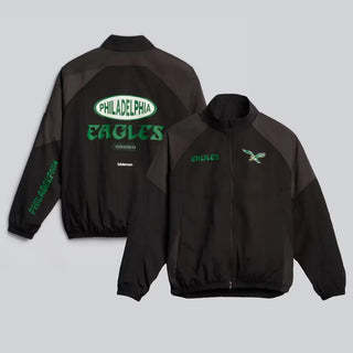 Philadelphia Eagles lululemon Black Oversized Track Jacket For Men