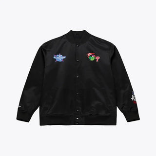 Philadelphia Phillies MLB All-Star Game Black Satin Jacket