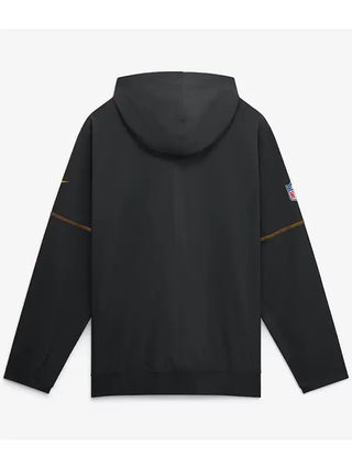 Pittsburgh Steelers 2026 Sideline Anorak Half-Zip Black Jacket