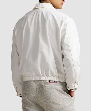 Polo Ralph Lauren Cream Yankees Chino Zipper Jacket