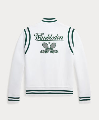 Polo Ralph Lauren Wimbledon Double-Knit Baseball White Jacket