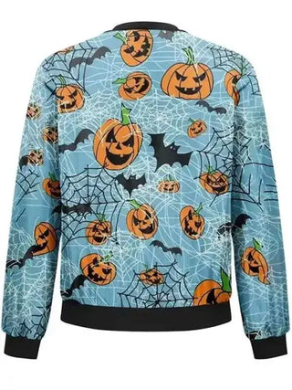 Pumpkin Bomber Blue Jacket